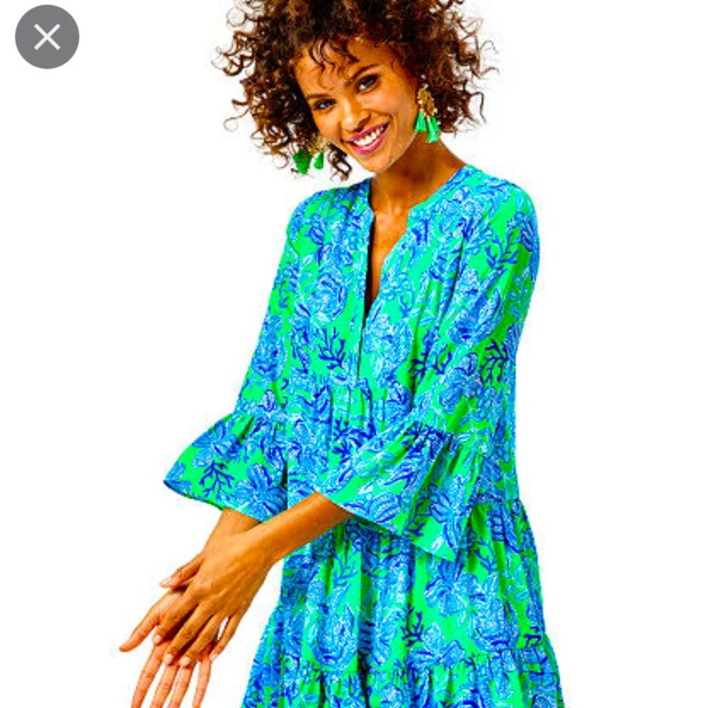 EEUC Lilly Pulitzer Gabriel Dress size 4 in Keepin it Reel